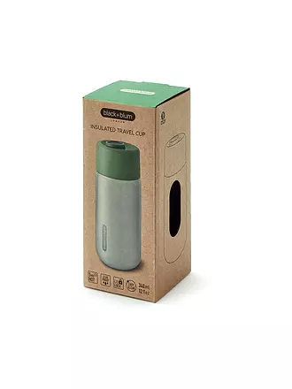 BLACK+BLUM | Thermosbecher - Edelstahlbecher to Go 340ml Olive/Edelstahl | 